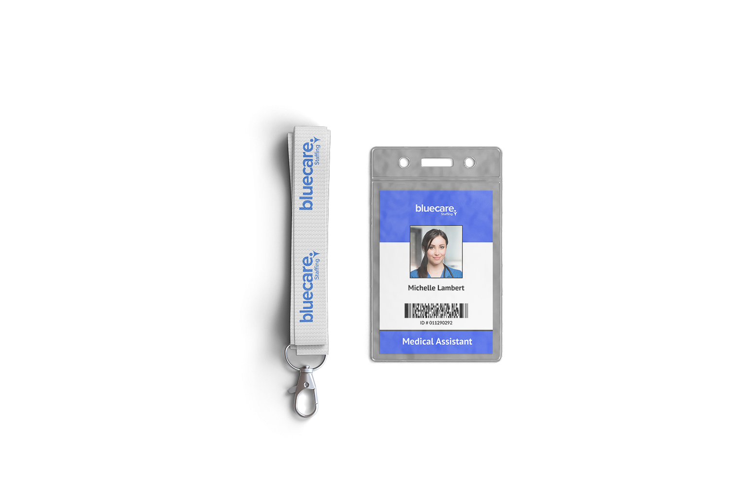 Bluecare healthcare professional badge